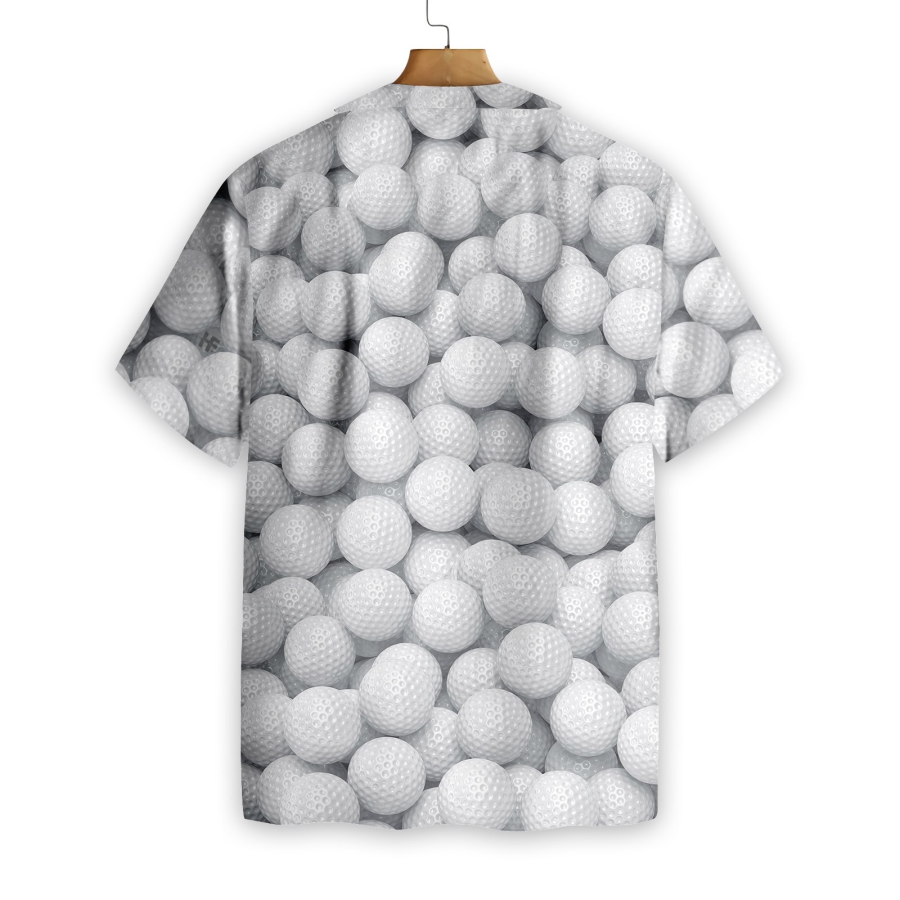 3D Render Golf Balls Hawaiian Shirt