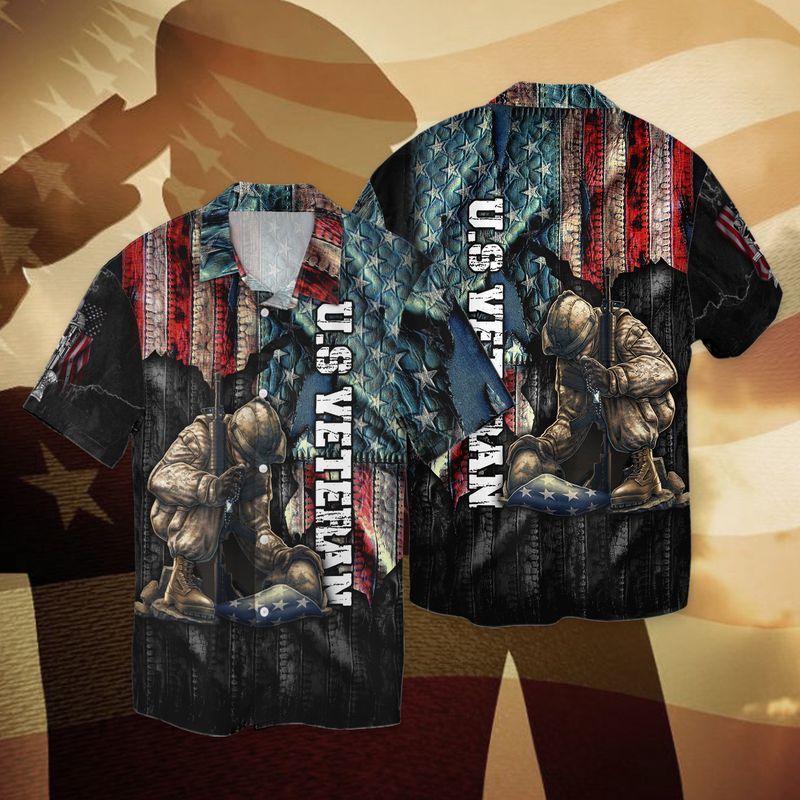 4th Of July Independence Day Memorial Day American Veteran For Men And Women Hawaiian Shirt